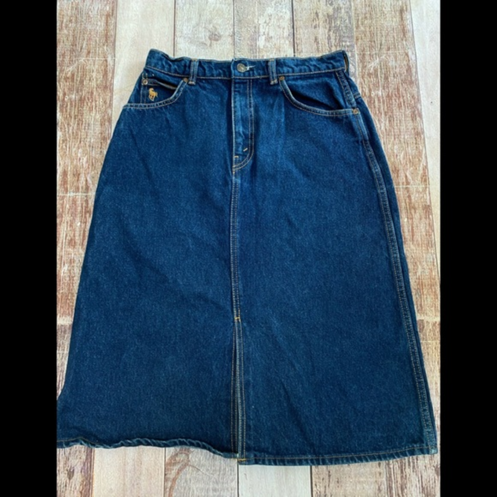 Hunt Club by JC Penny jean‎ skirt size 11 Vintage